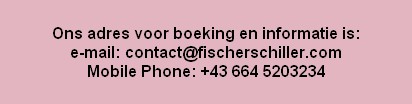 Adresse fuer Buchungen und Informationen