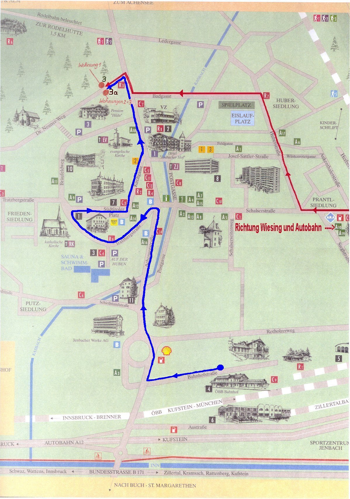 Map of Jenbach